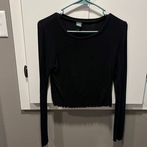 Wild Fable from Target size M black crop top